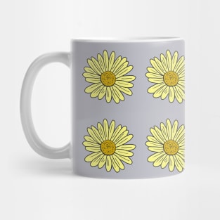 Yellow Daisy Doodle Pack Mug